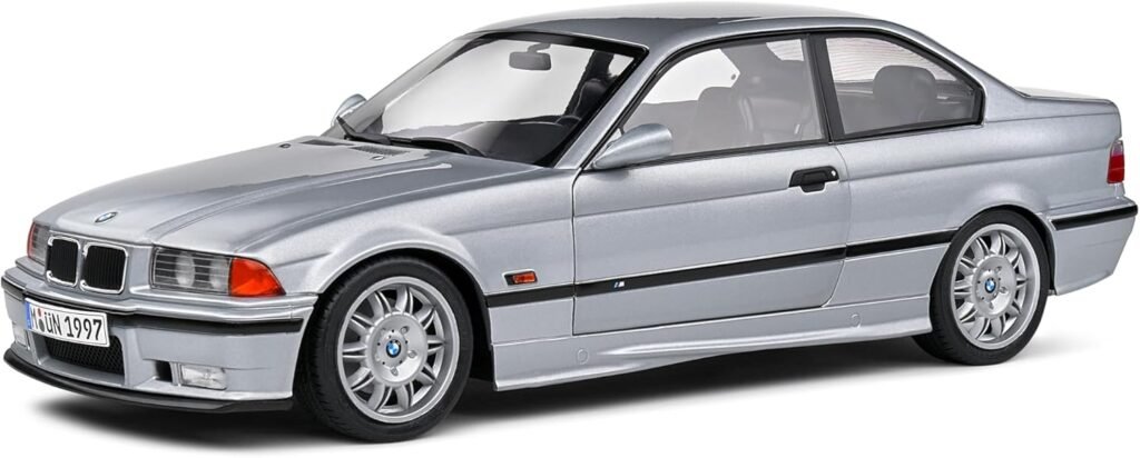 Solido BMW E36 M3 Coupe 1990 Silver 1:18