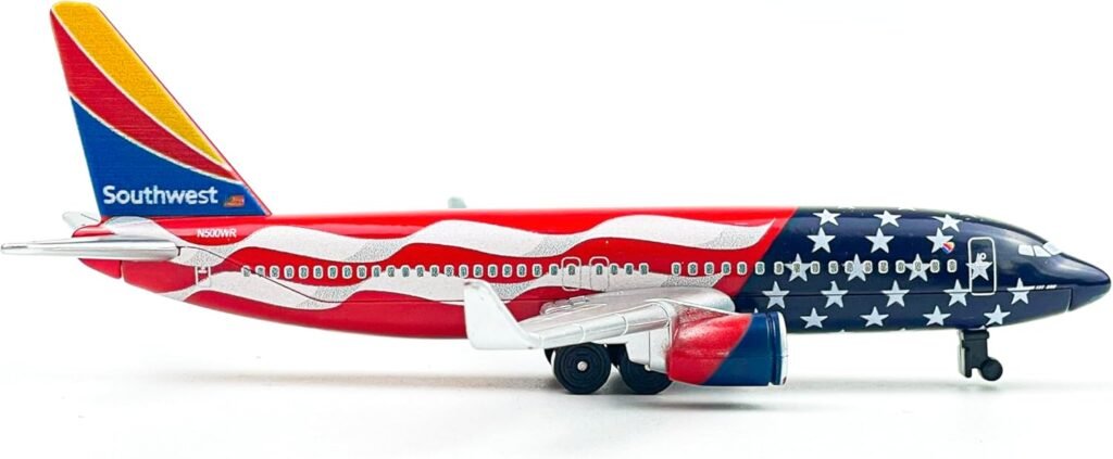 Southwest N500WR Freedom One Model Airplane, Single Plane Die-cast Model Planes Aircraft Suitable for Collection  Christmas, Birthday Gifts