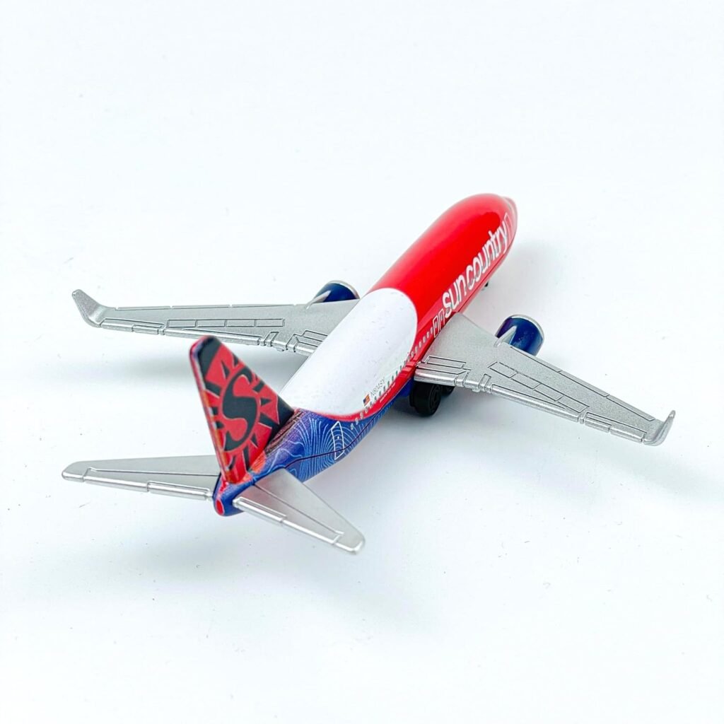 Sun Country Model Airplane, Die-cast Single Planes Model Aircraft Suitable for Collection  Christmas, Birthday Gifts