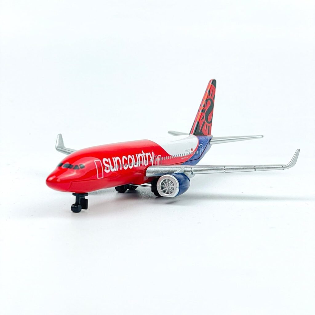 Sun Country Model Airplane, Die-cast Single Planes Model Aircraft Suitable for Collection  Christmas, Birthday Gifts