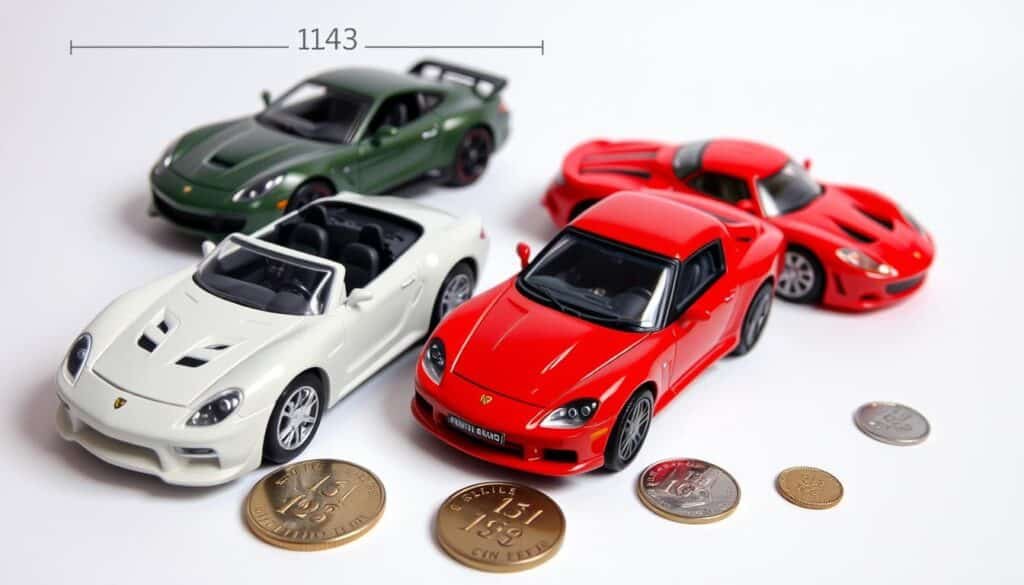 toy car scale parameters