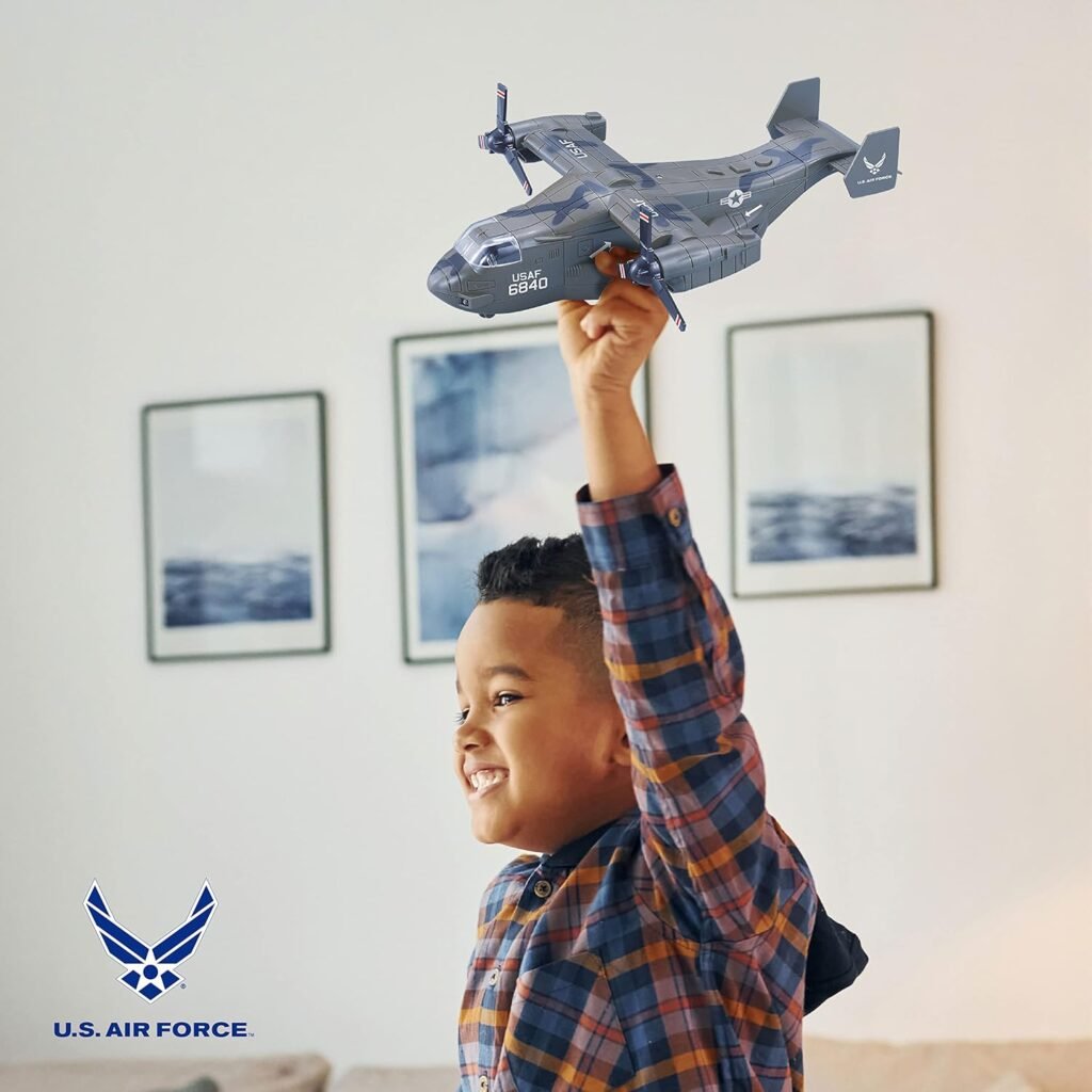 United Sates Air Force 4-Pack Toy Jet Squadron Die Cast Airplanes, Pull Back Military Fighter Jets, Diecast Air Plane Models