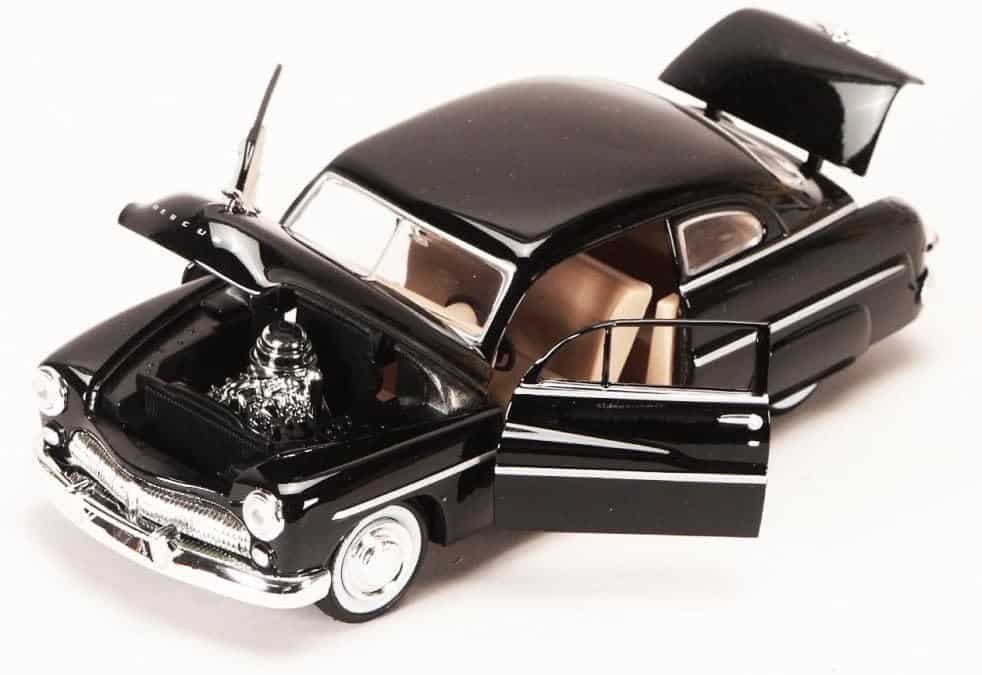 1949 Mercury Eight Coupe, Black - Motormax 73225-1/24 Scale Diecast Model Toy Car