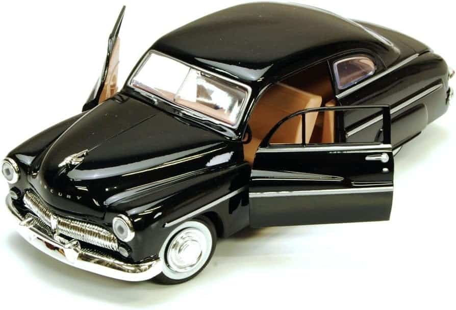 1949 Mercury Eight Coupe, Black - Motormax 73225-1/24 Scale Diecast Model Toy Car