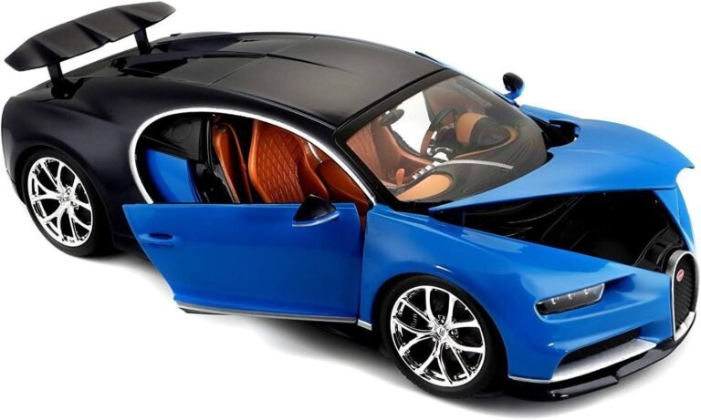 2016 Bugatti Chiron Blue 1/18 Diecast Model Car Review