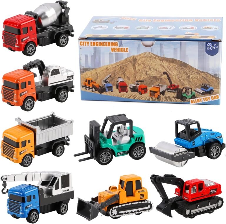 8 Pack Alloy Construction Vehicles Toys Review