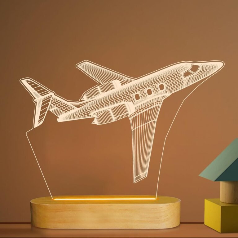 Airplane Night Light 3D Illusion Lamp Review