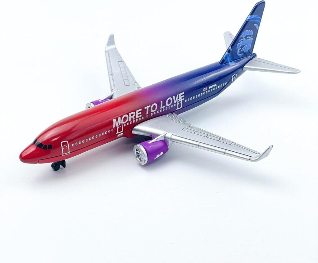 Alaska Model Airplane, Multi-Color Livery Single Plane Die-cast Model Planes Aircraft Suitable for Collection  Gifts