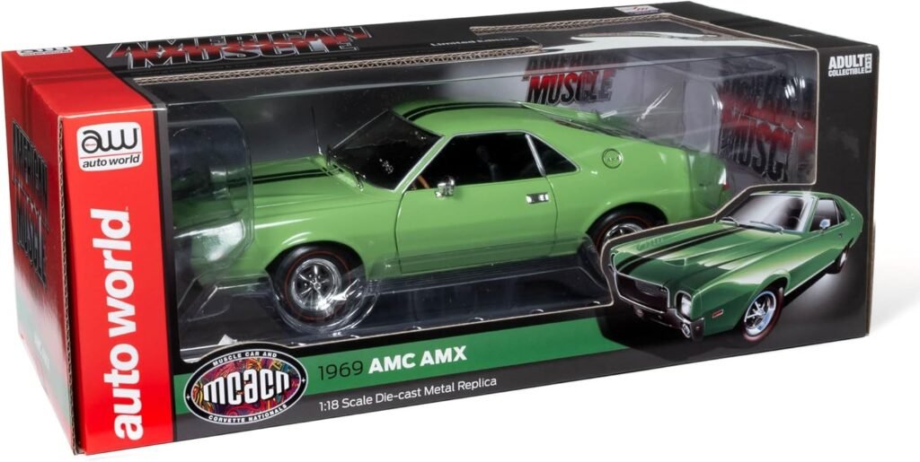 American Muscle 1969 AMC AMX Hardtop 1:18 Scale Diecast