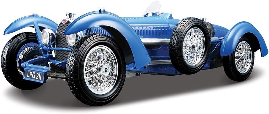 Bburago 1:18 Scale Bugatti Type 59 Diecast Vehicle (Colors May Vary)