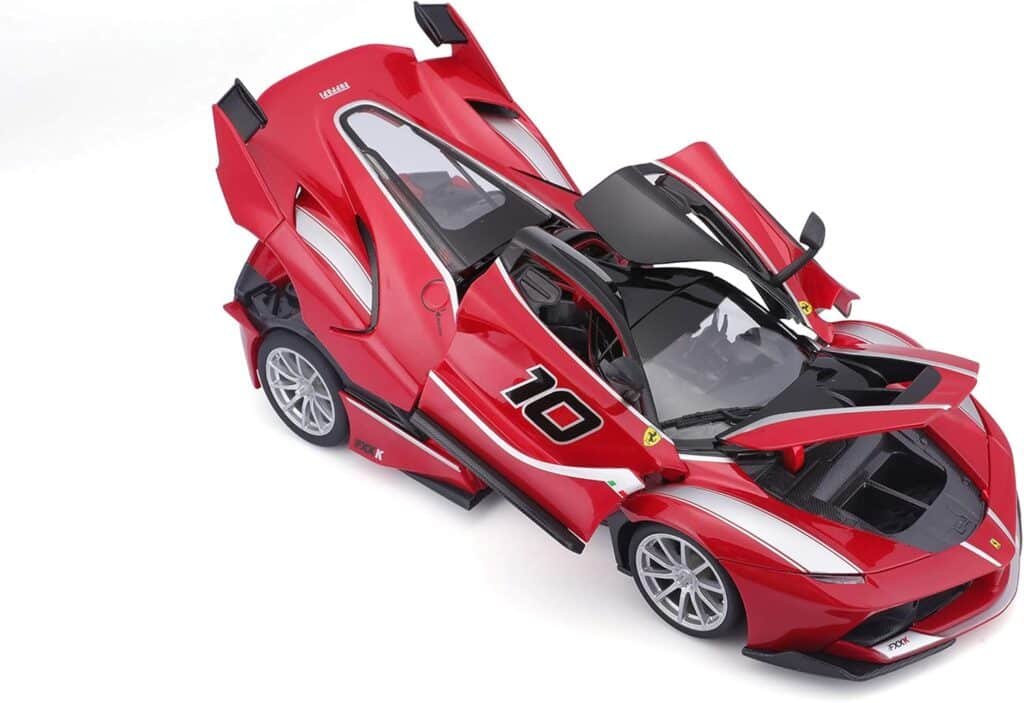 Bburago B18-16010 Ferrari FXX-K Diecast Model Kit, Red, 1:18 Scale