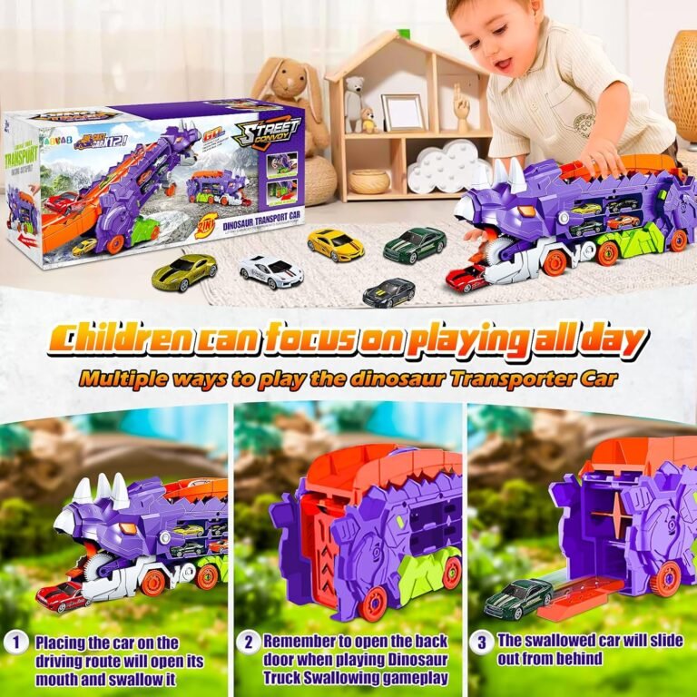 City Dinosaur Ultimate Hauler Track Toy Review