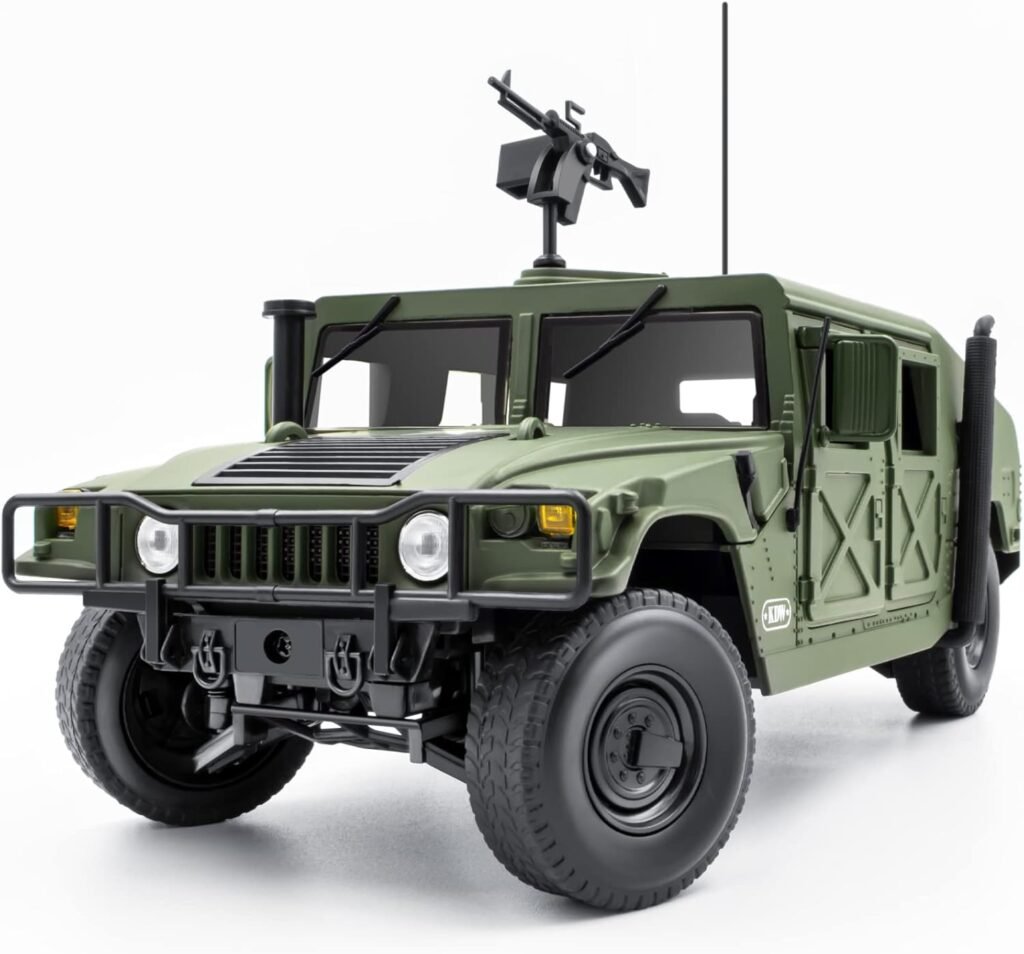 Die Cast Model Cars, 1/18 Scale Diecast Cars Metal Military Vehicles Toys, Army Toys Kids Car Friction Powered Armored Vehicle Model, Decorative Toy for Military Enthusiasts