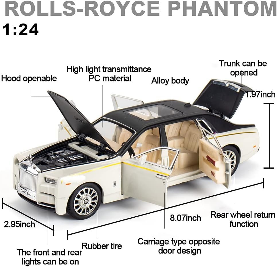 EROCK Exquisite Rolls-Royce Phantom Model Review