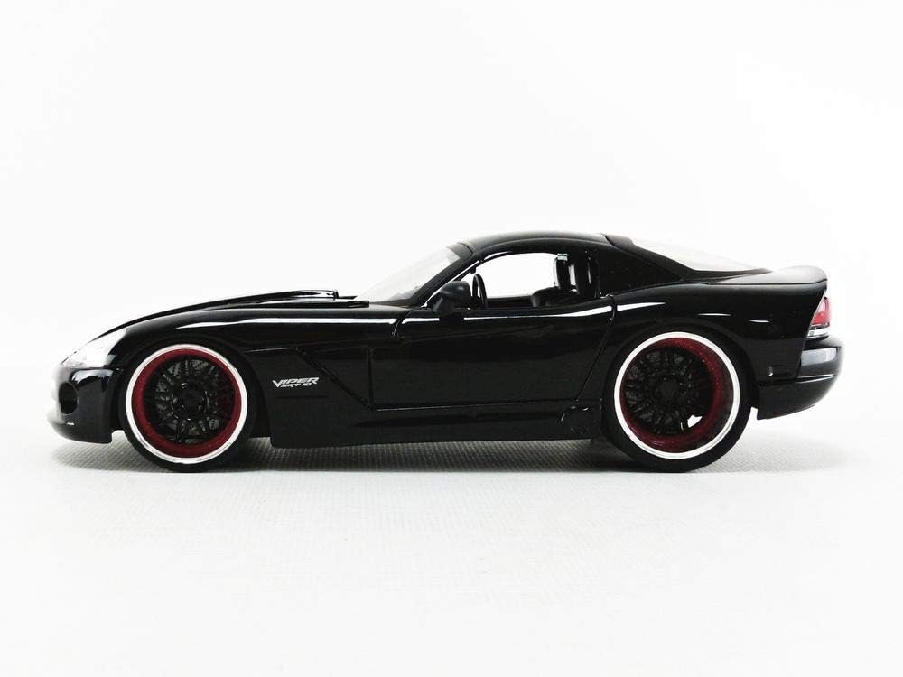 Fast  Furious 1:24 Lettys Dodge Viper SRT10 Die-Cast Car, Toys for Kids and Adults,Black