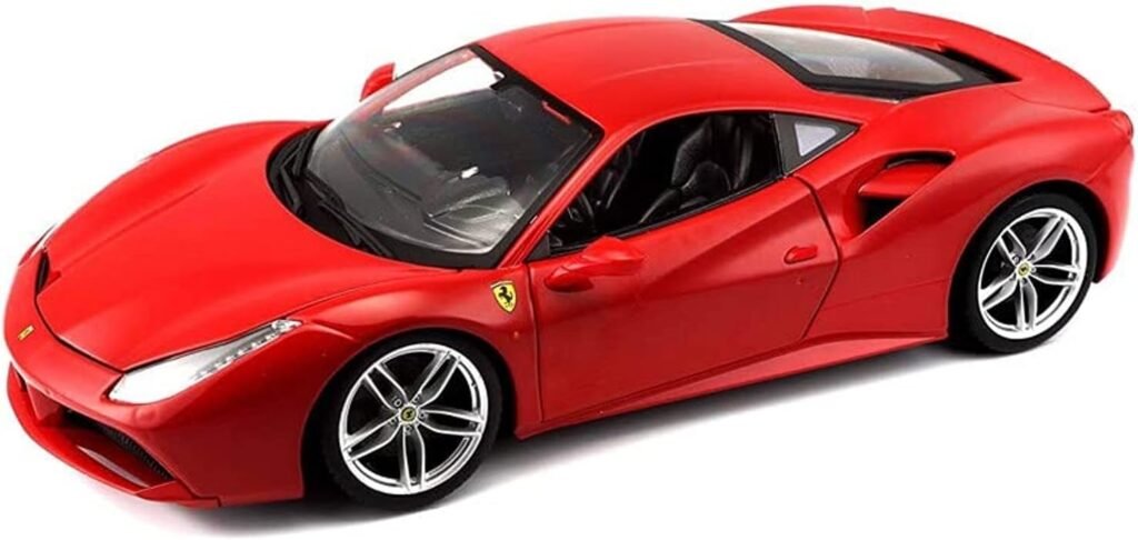 Ferrari Burago 1/18 Scale Diecast - 18-16008 488 GTB Rosso red