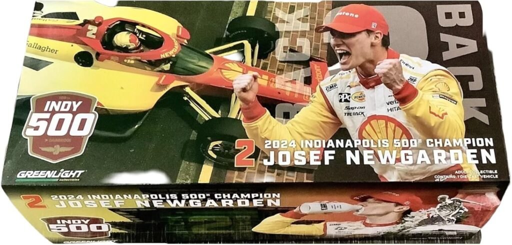 Greenlight 11257 Dallara 2024 NTT IndyCar Series - #2 Josef Newgarden/Team Penske, Shell Oil / 2024 500 Champion 1:18 Scale Diecast