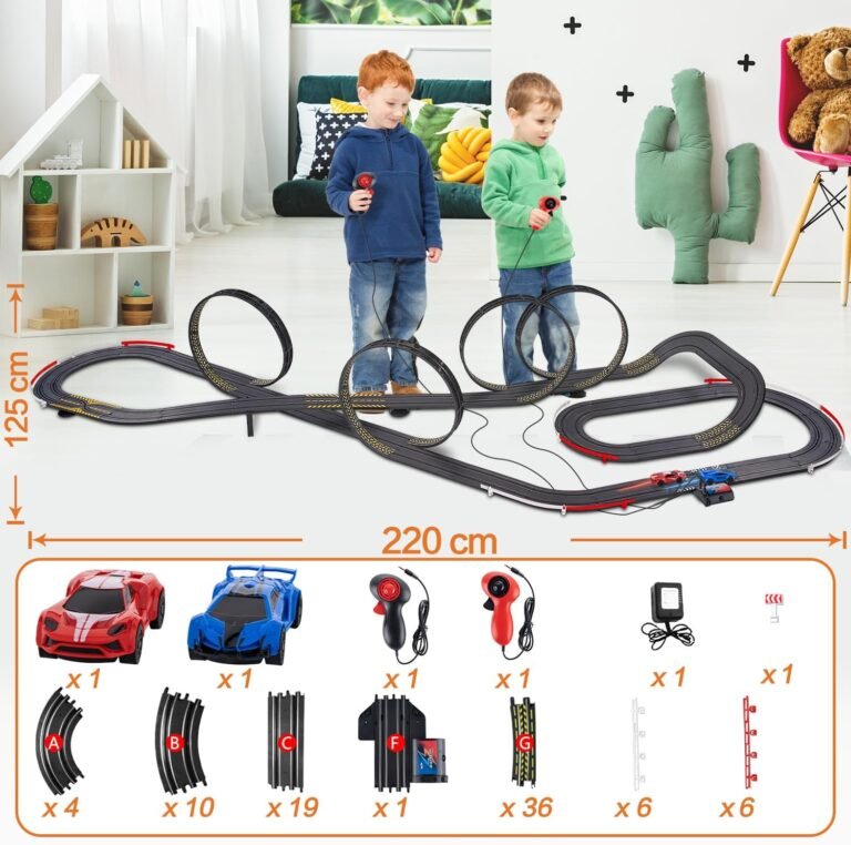 High-Speed Slot Car Race Track Playset Review