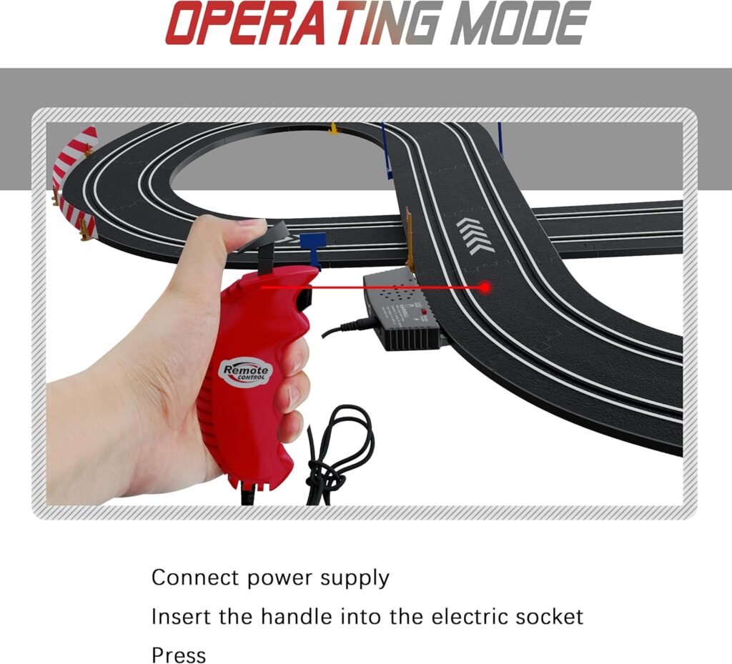 Kids Toy-Electric Powered Slot Car Race Track Set Boys Toys for 6 7 8-12 Years Old Boy Girl Best Gifts