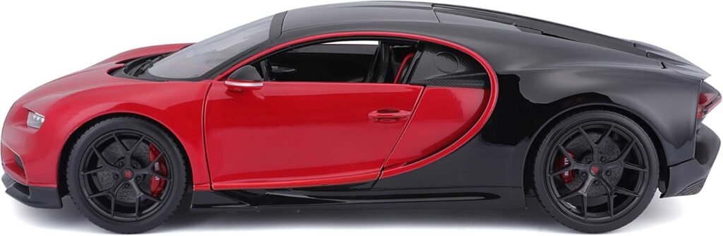 Maisto Bugatti Chiron Sport 1/18 Diecast Model Car - Black/Red (18-11044-00000022)