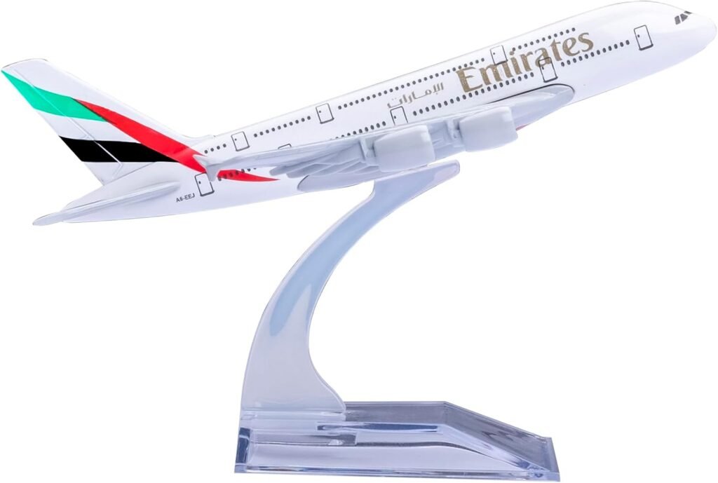 Model Plane 1:400 Scale Model A380 Model Airplane Diecast Airplanes Metal Plane Model for Gift