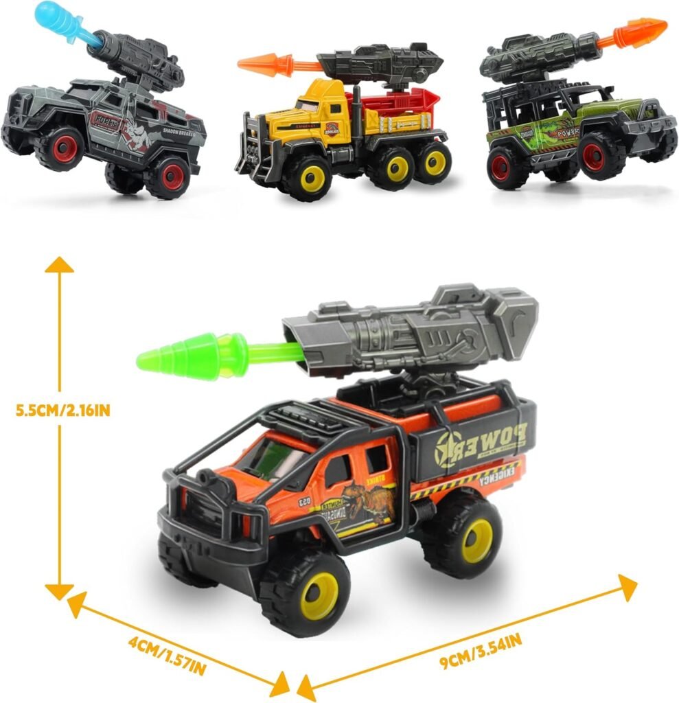 Oriate Construction 6PCS/Set diecast car, Including bulldozers, Forklift, Excavator  Other Educational Indoor  Outdoor Toy Cars, Mini car Models for Boys and Girls 3 Years Old Birthday Gifts