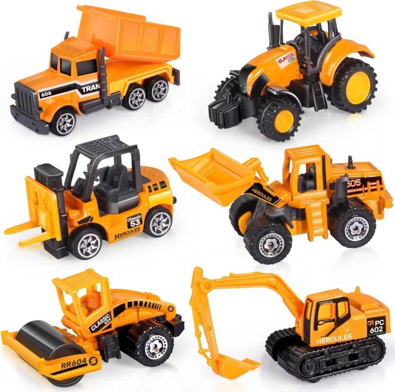 Oriate Construction 6PCS/Set Diecast Car Review