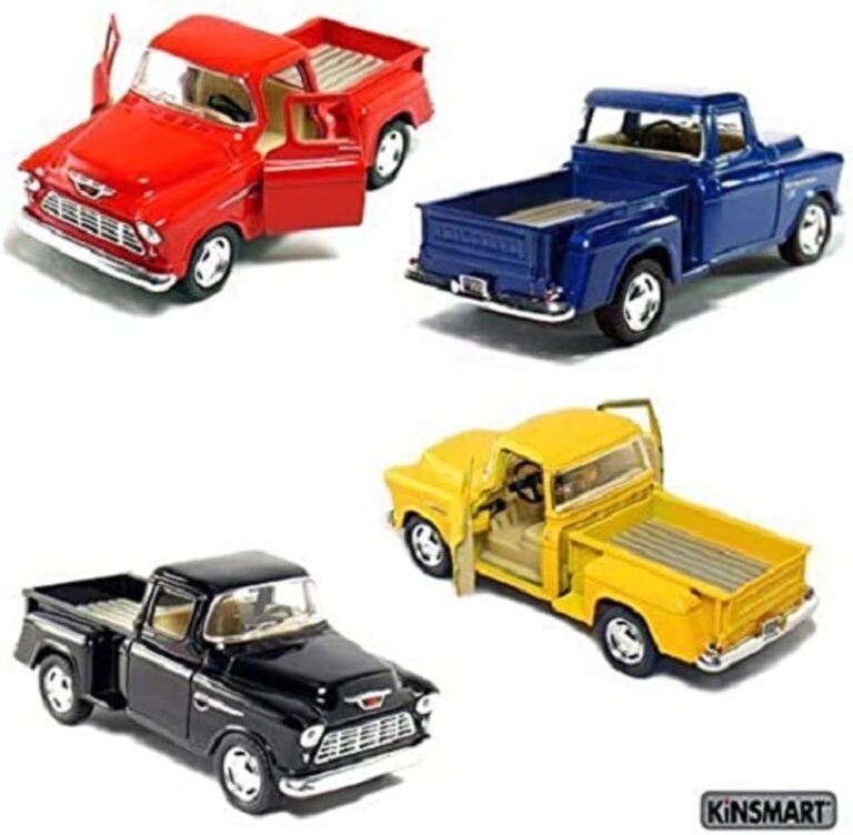 Set of 4 Die-Cast Chevy Stepside Pick-Up Review