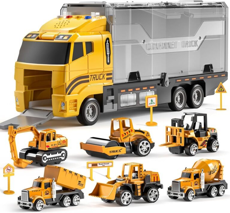TEMI Construction Truck Toy Set Review