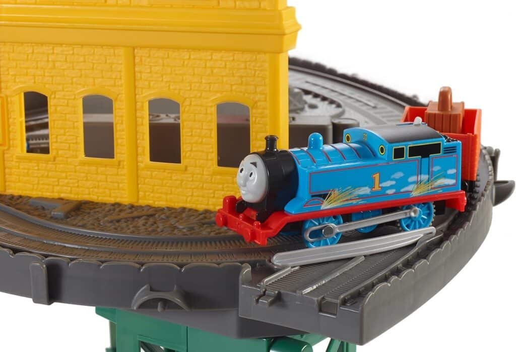 Thomas  Friends Toy Train Set, Super Station, Extra Large Race Track with Motorized Thomas, Diecast Percy  MINIS James for Ages 3+ Years