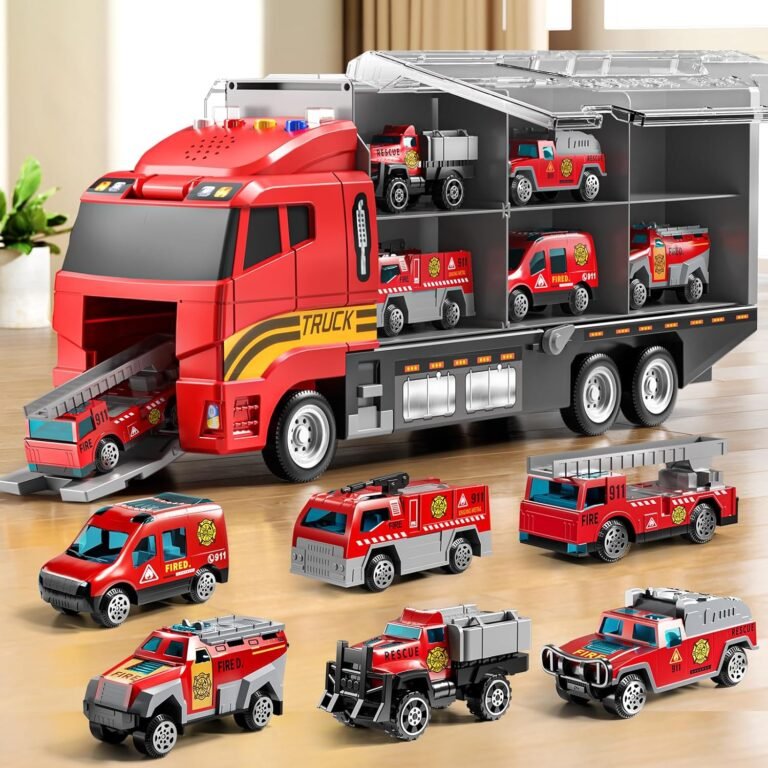 Toddler Boys Construction Truck Toy Set Review