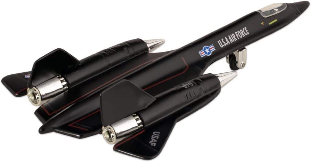 🛦 United States Air Force SR-71A Blackbird 8 Die Cast Metal Pull Back Action Model Jet Toy
