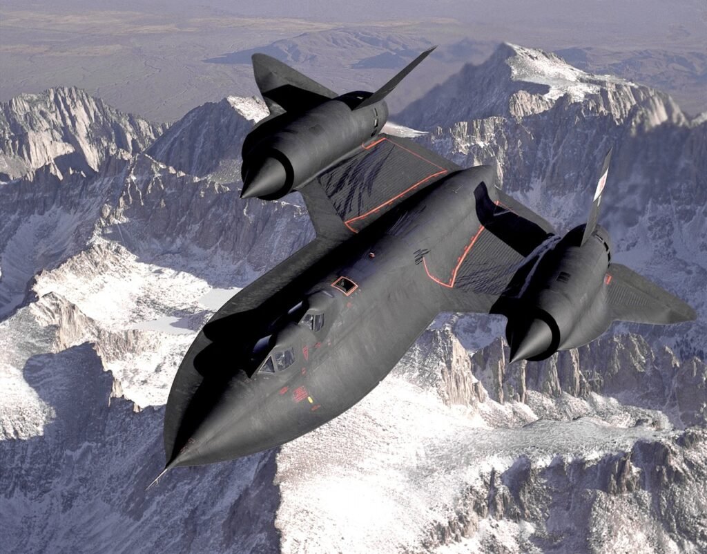 🛦 United States Air Force SR-71A Blackbird 8 Die Cast Metal Pull Back Action Model Jet Toy