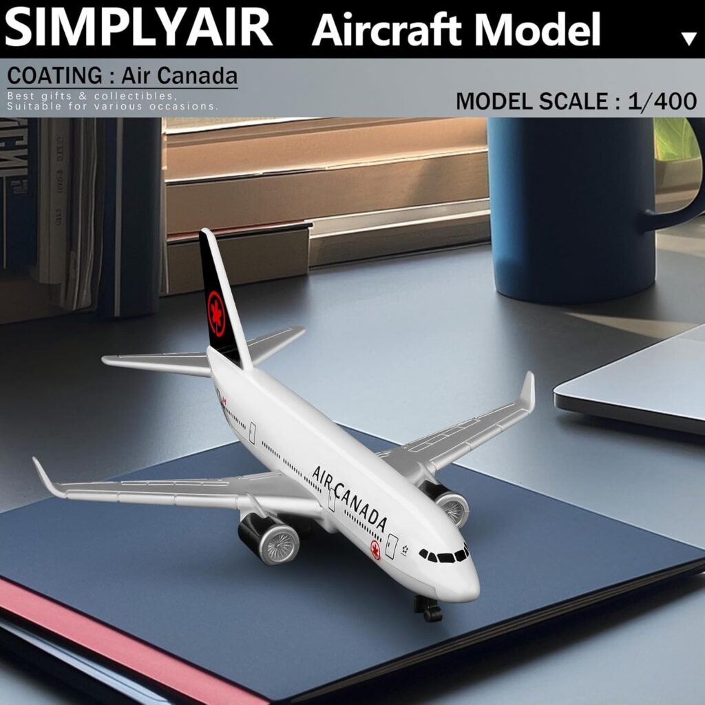 1/400 Air Canada Airplane Model Kits Plastic Airplane Model for Collection and Display