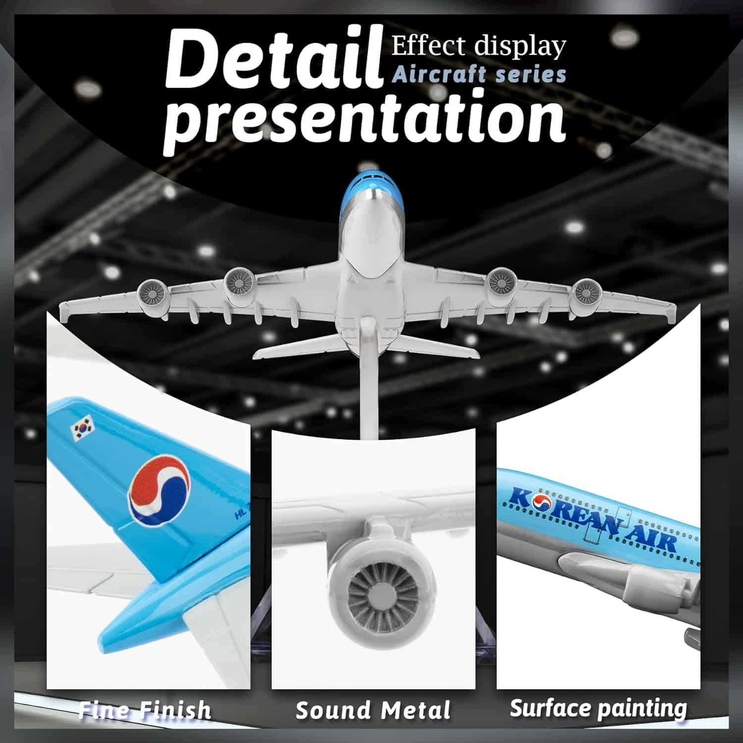 1/400 Korean Air 380 Airplane Model Review