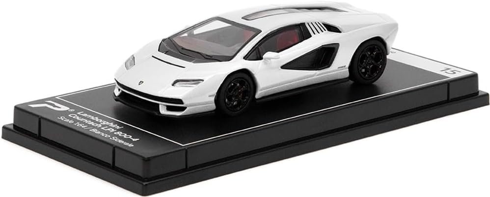 1:64 Scale Lamborghini Countach LPI 800-4 Bianco Siderale Hypercar League Collection No.15 White