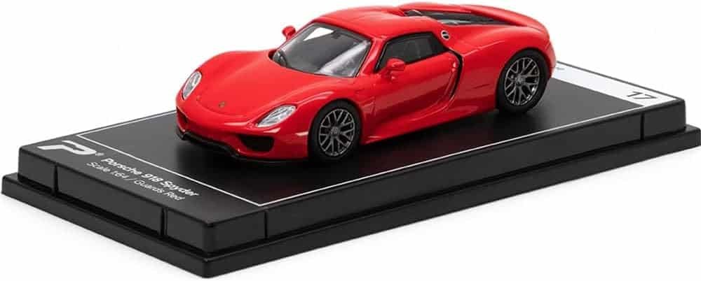 1:64 Scale Porsche 918 Spyder Guards Red Hypercar League Collection No.17