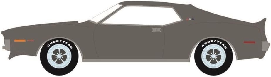 1971 AMC Javelin AMX, Charcoal Gray Metallic - Greenlight 13310A/48-1/64 Scale Diecast Car