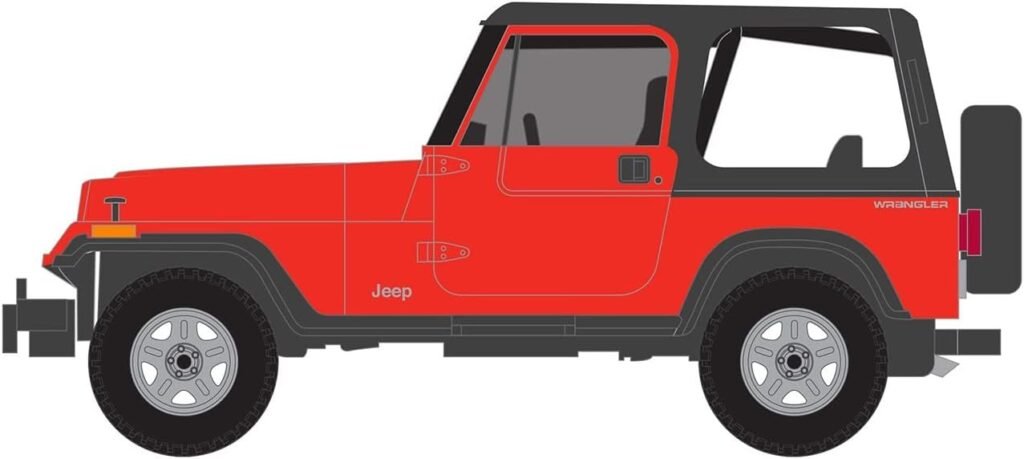 1994 Jeep Wrangler, Beverly Hills, 90210 - Greenlight 44970B/48-1/64 Scale Diecast Model Car