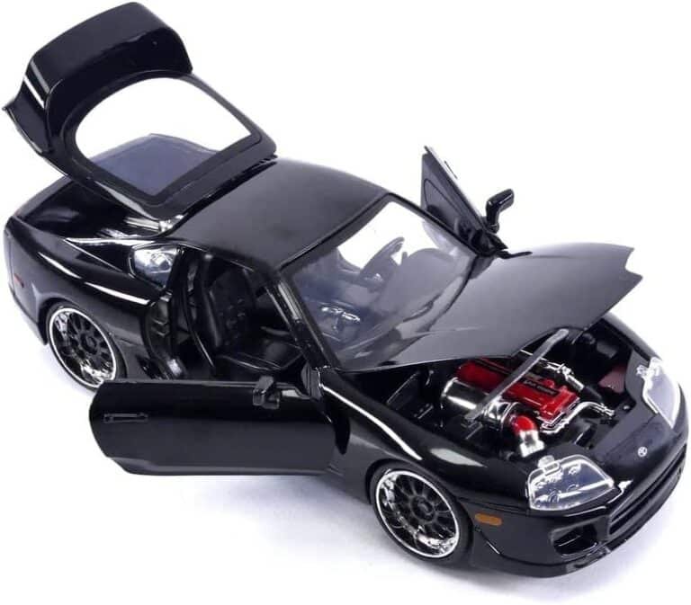 1995 Supra Black 1/24 Diecast Model Car Review