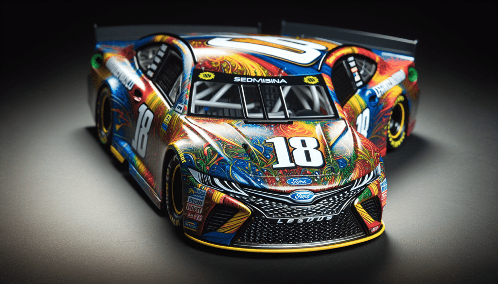 2021 Kyle Busch #18 Messages Awesome 1/64th Scale Diecast.. Car Measures 3 Long x 1 Wide x 1 Tall...Car/Box Labelled Adult Collectable