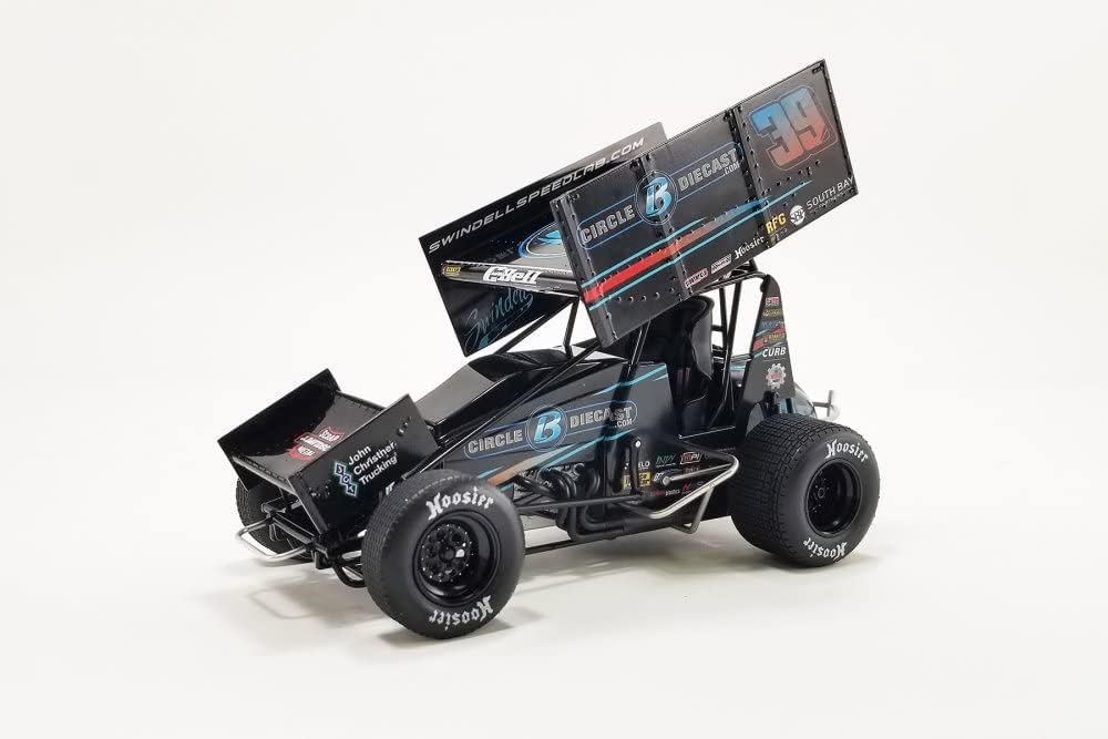 2022 Winged Sprint Car, #39 Christopher Bell - Acme A1822013-1/18 Scale Diecast Car