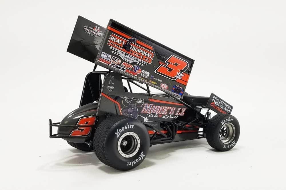 2022 Winged Sprint Car, #3z Brock Zearfoss - Acme A1822001-1/18 Scale Diecast Car