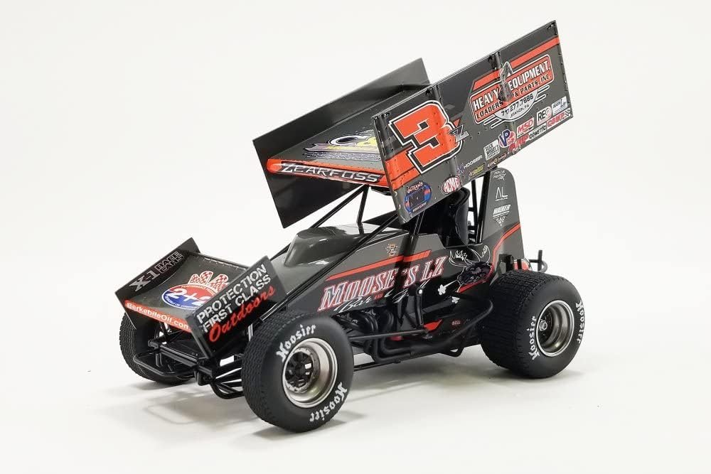 2022 Winged Sprint Car, #3z Brock Zearfoss - Acme A1822001-1/18 Scale Diecast Car