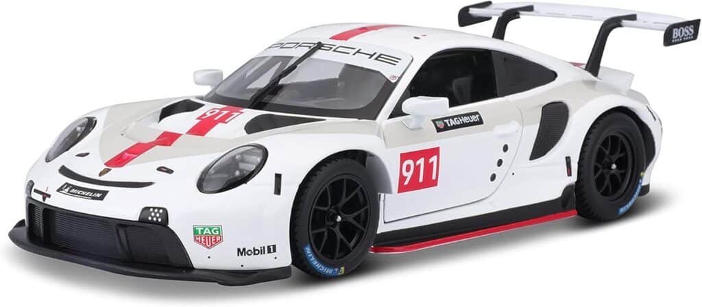 Bburago B18-28013 Porsche 911 RSR GT 1:24 Scale Die-Cast Collectible Car, Assorted Designs and Colours