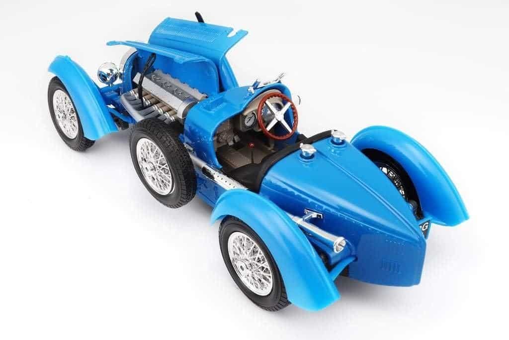 Bburago Bugatti Type 59 Classic Super Car – 1:18 Scale – Incredibly Detailed Die-Cast Replica Collectible Model Vehicle