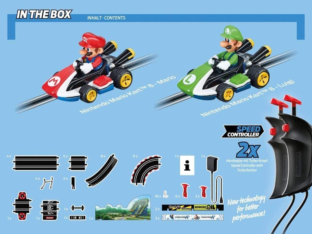 Carrera GO Electric Powered Slot Car Racing Kids Toy Race Track Set 1:43 Scale, Max Competition
