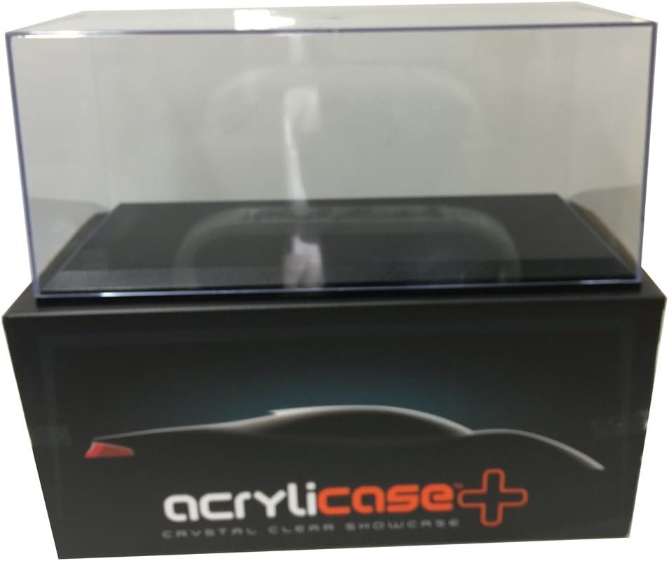 Clear Display Show CASE for 1/18 Diecast Car Black Base