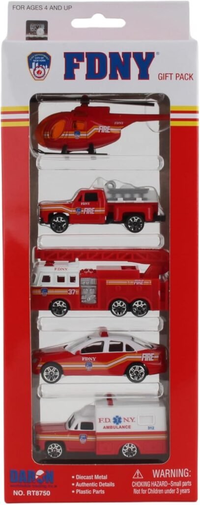 Daron FDNY Vehicle Gift Set, 5-Piece