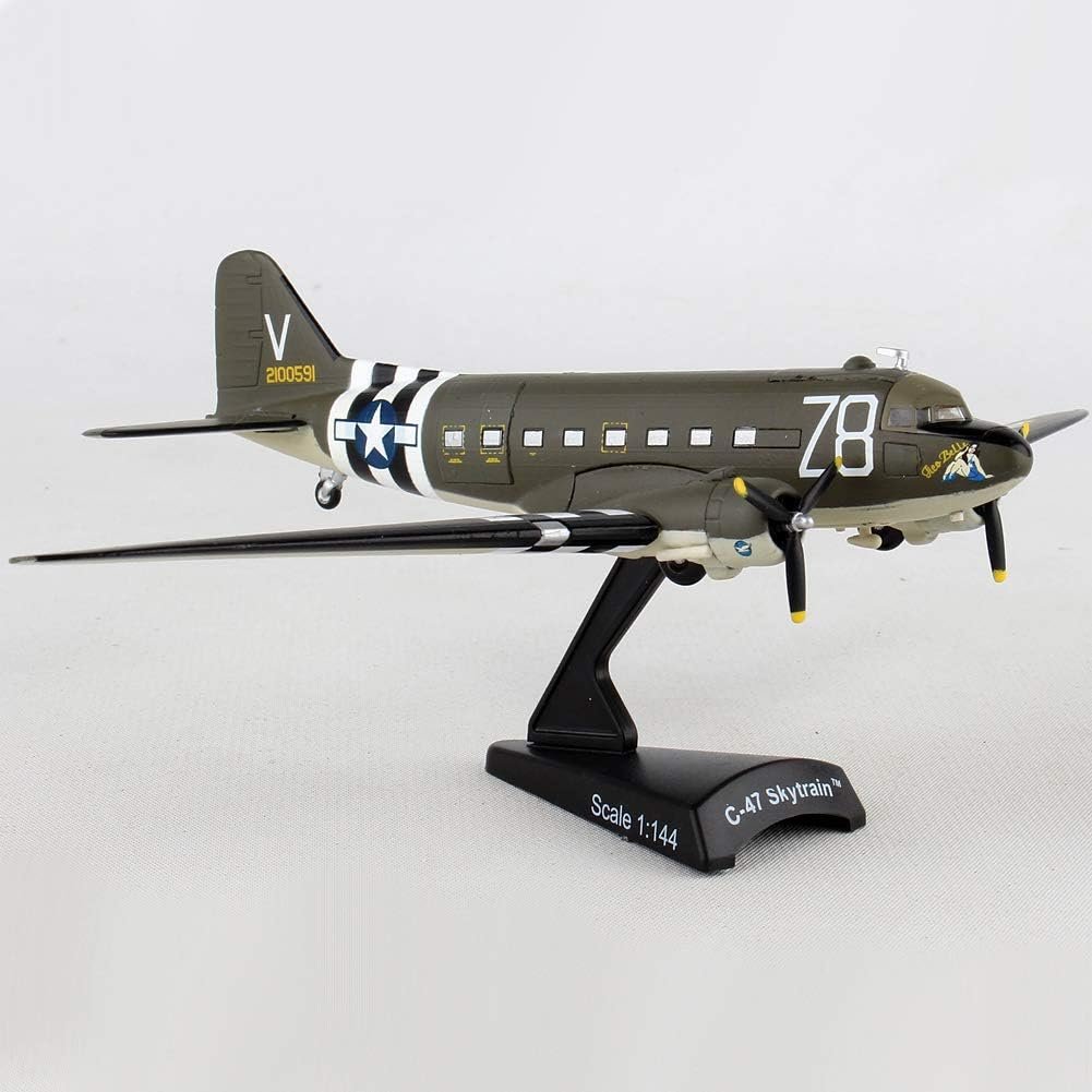Daron Worldwide Trading Postage Stamp P-38J Lightning Marge 1/115 Dick Bong Airplane Model